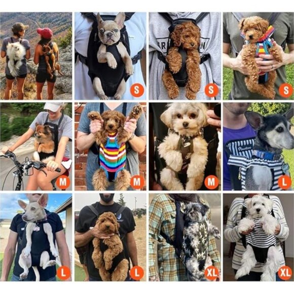 Pawaboo‎ Pet Carrier Backpack Front Facing Adjustable Dog Cat Travel Bag - Picture 6 of 6